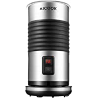 Los mejores  - AICOOK Espumador de Leche- 3 Vaporizador de Leche Eléctrico- 200ml Recubrimiento Antiadherente- Automático para Espuma…